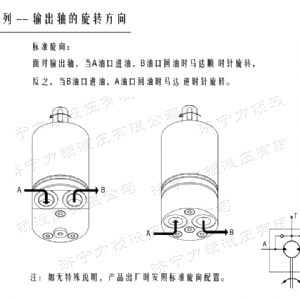 时博（中国）后油口系列马达